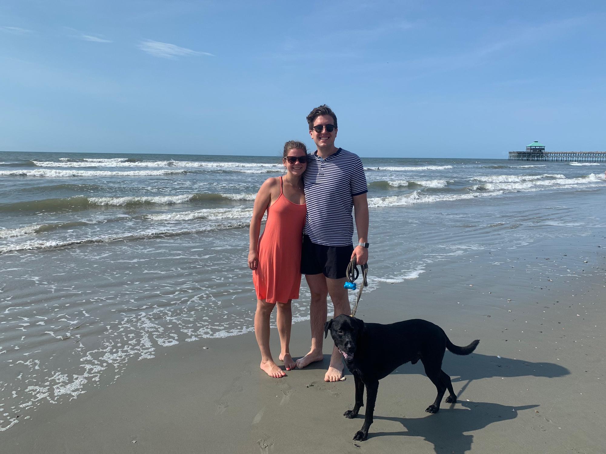 Walks on Folly with Ollie boy