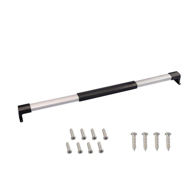 RVGUARD RV Screen Door Cross Bar Handle Adjustable from 21-5/8 Inch to 28-5/8 Inch with Sturdy and Secure Non-Slip Grip