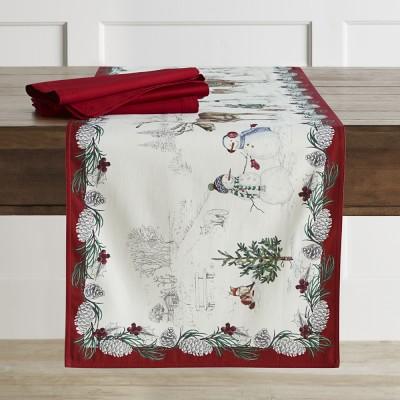 Snowman Table Runner