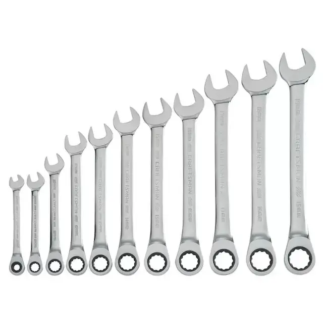 CRAFTSMAN 11-Piece 12-Point Metric Ratchet Wrench Set