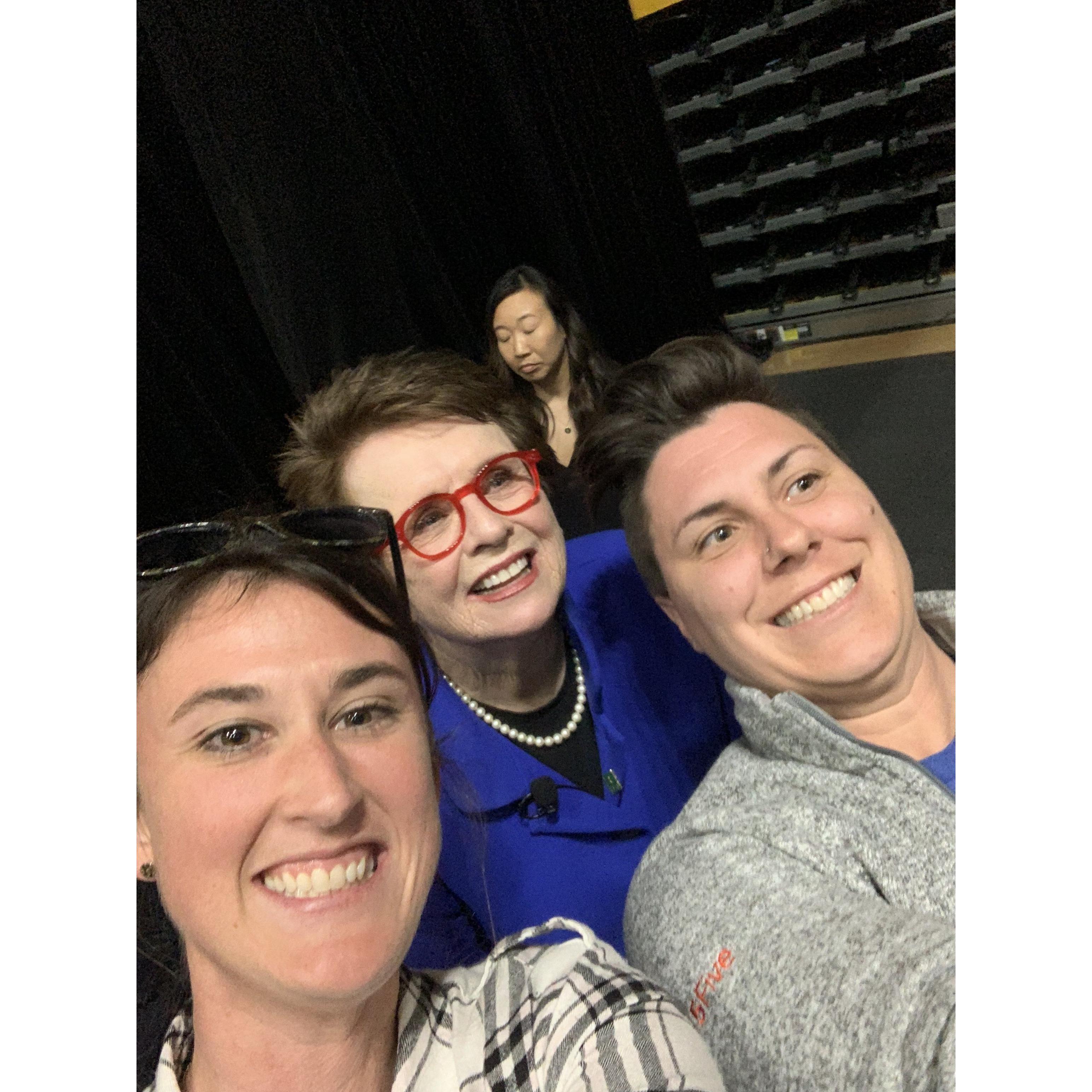 One of the greats of our time! Billie Jean King!