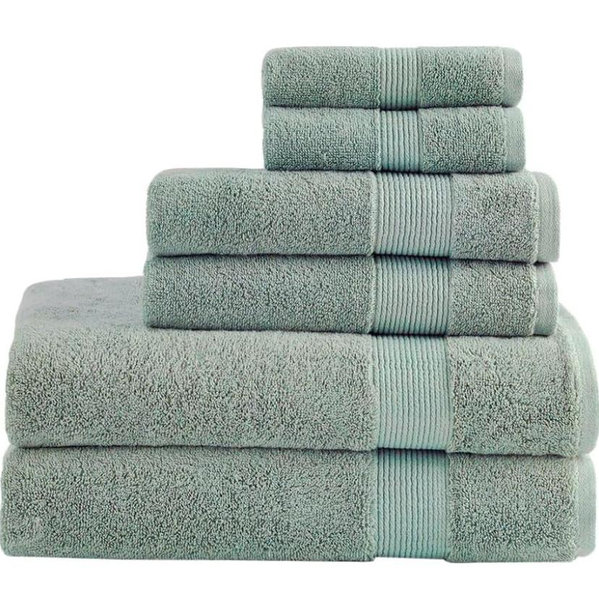 2 Bath Towels - Under The Canopy Organic Cotton Classic Towels - Lichen - 2 Bath Towels