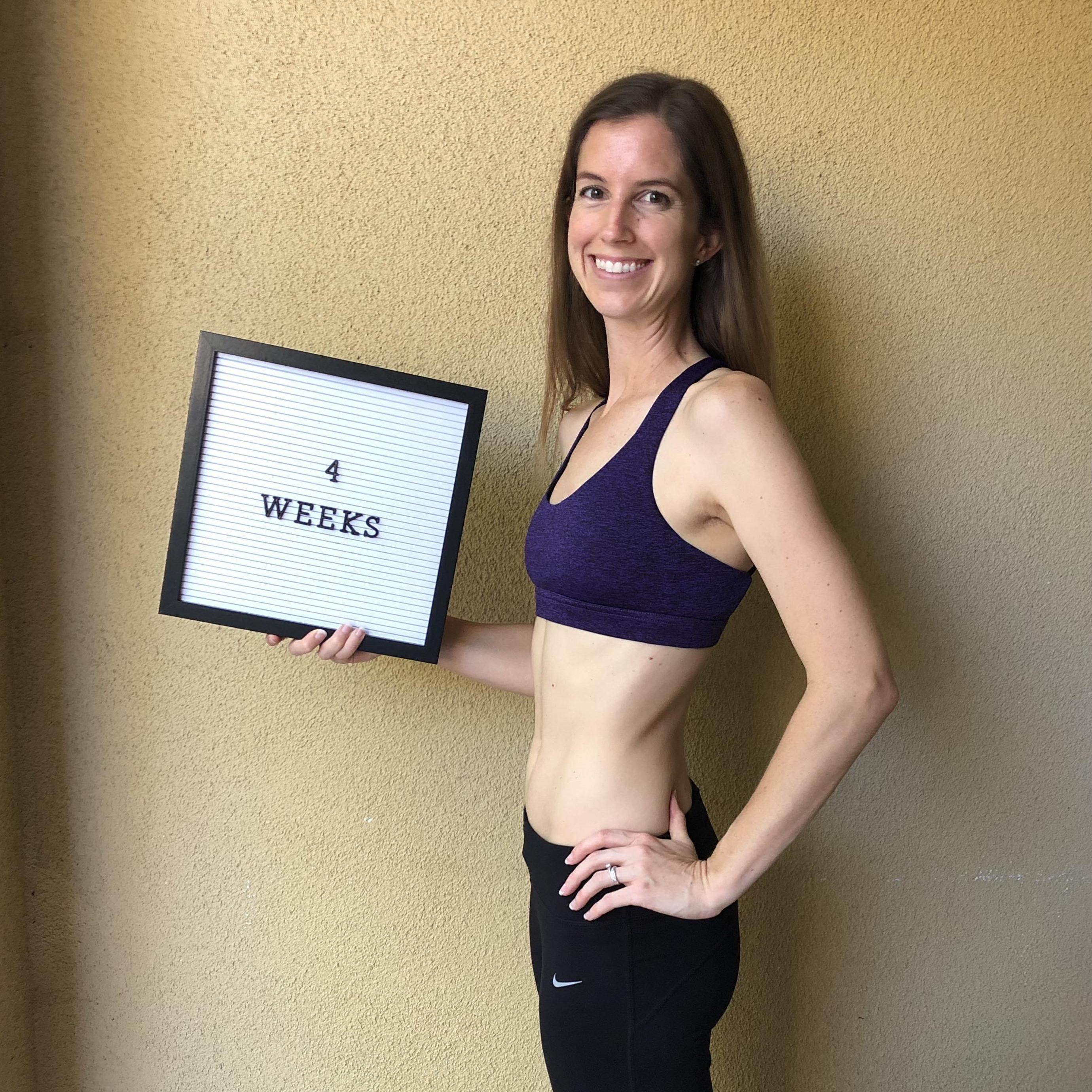4 Weeks: The little guys is the size of a poppy seed!