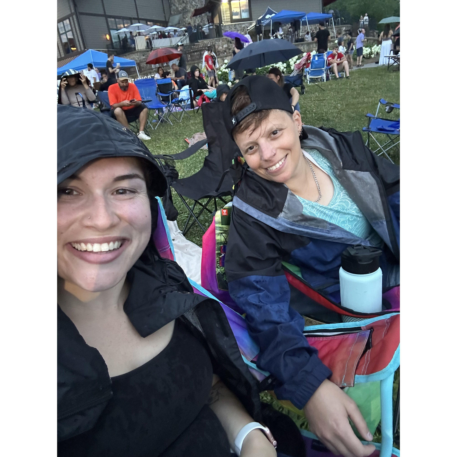A little rain on the 4th of July never stopped us.