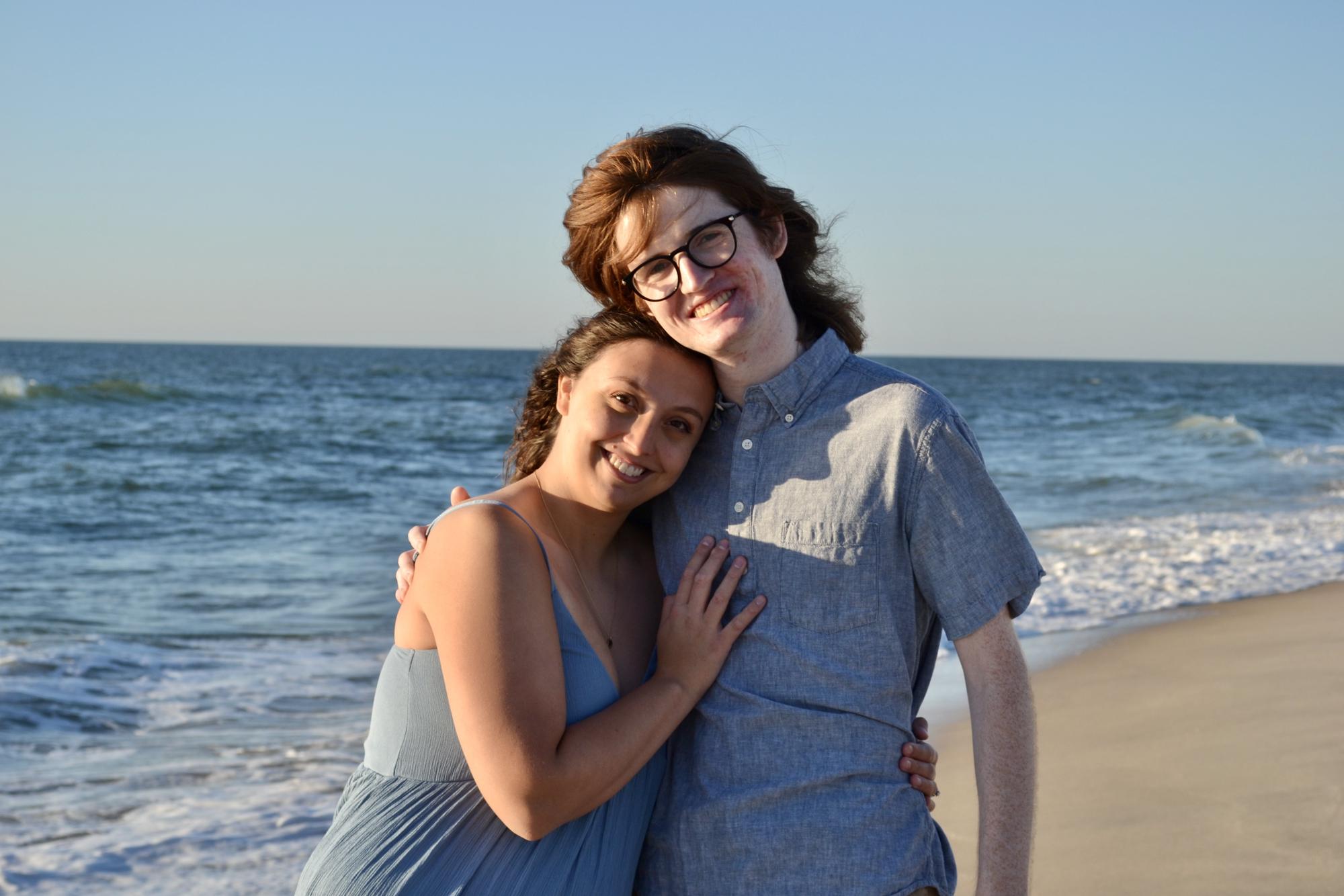 We took our official engagement photos on the beach of Assateague Island on August 13, 2022!