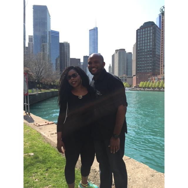 Enjoying Chicago one of our favorite cities