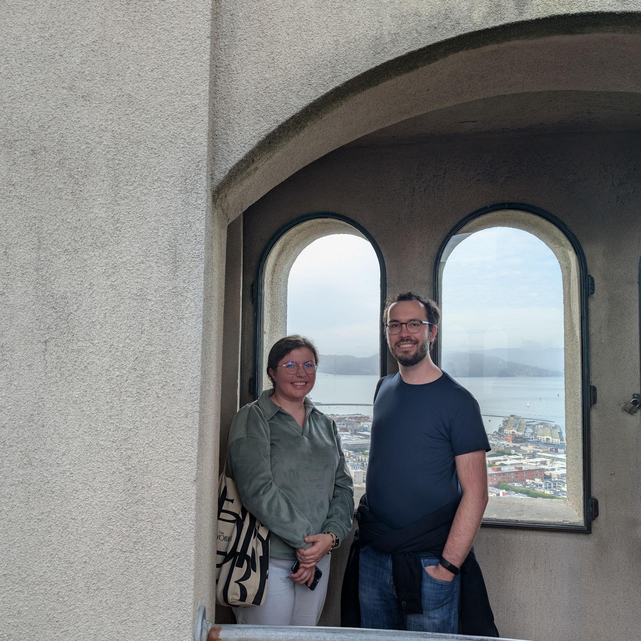 Top of Coit Tower, San Francisco 2025