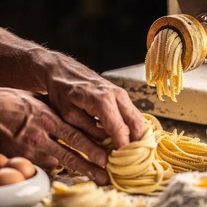 An evening in someone's Tuscan kitchen