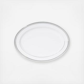 Platinum Crown Oval Platter