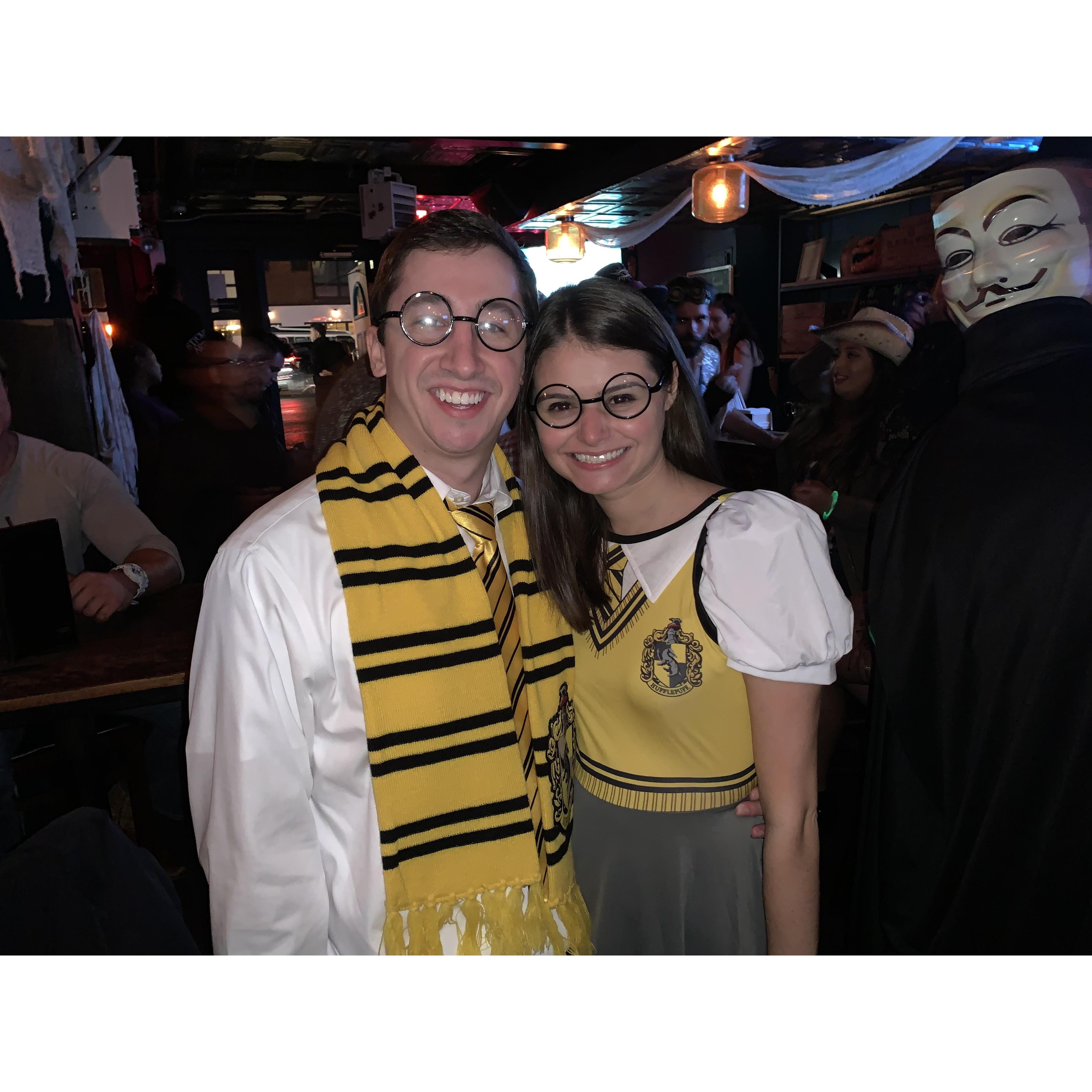 Hufflepuffs on Halloween