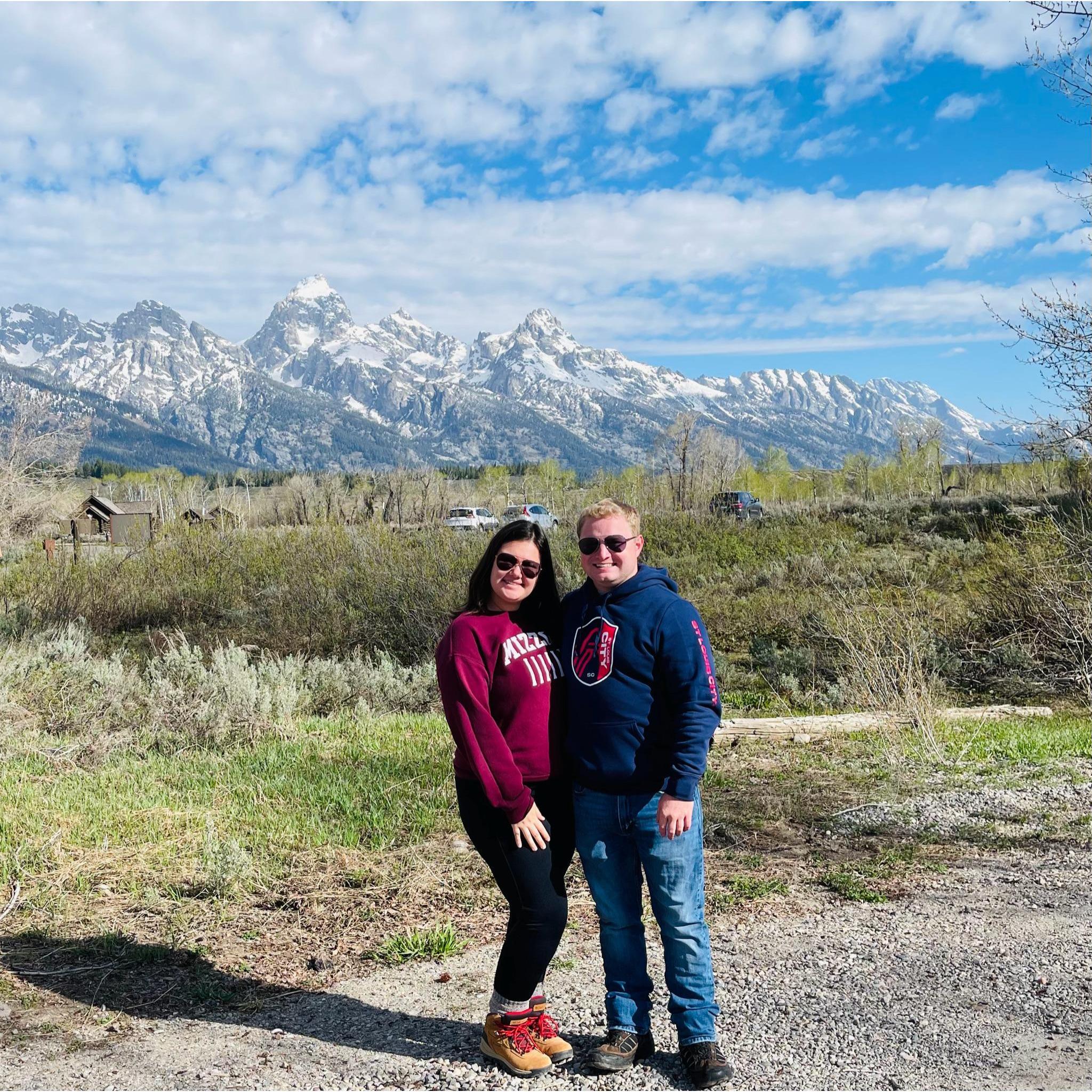 When we went to Wyoming in 2021 and saw the Grand Tetons.