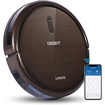 ECOVACS DEEBOT N79S Robot Vacuum Cleaner with Max Power Suction, Alexa Connectivity, App Controls, Self-Charging for Hard Surface Floors & Thin Carpets