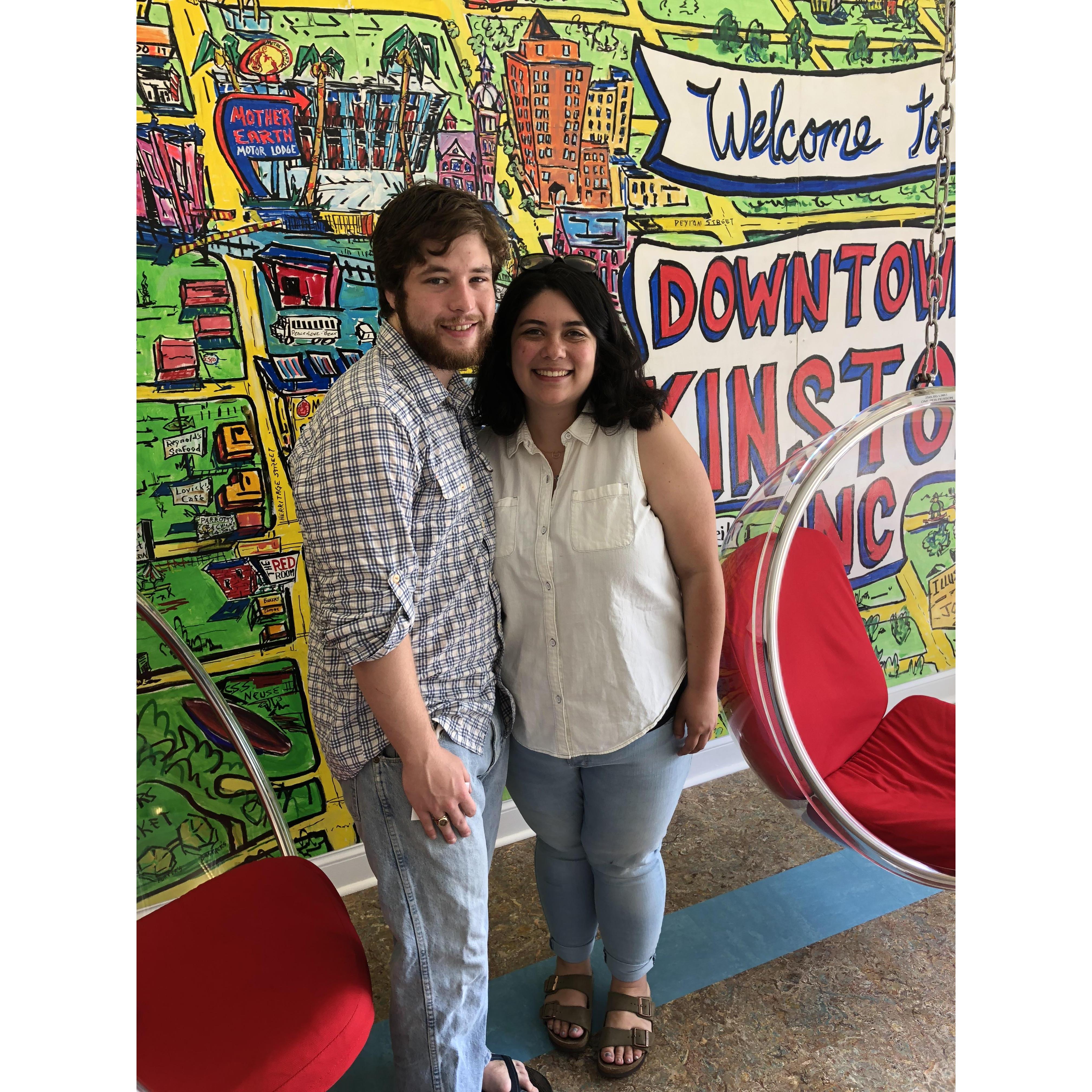 Second-best photo from our stay in Kinston-the other one was with a Polaroid!