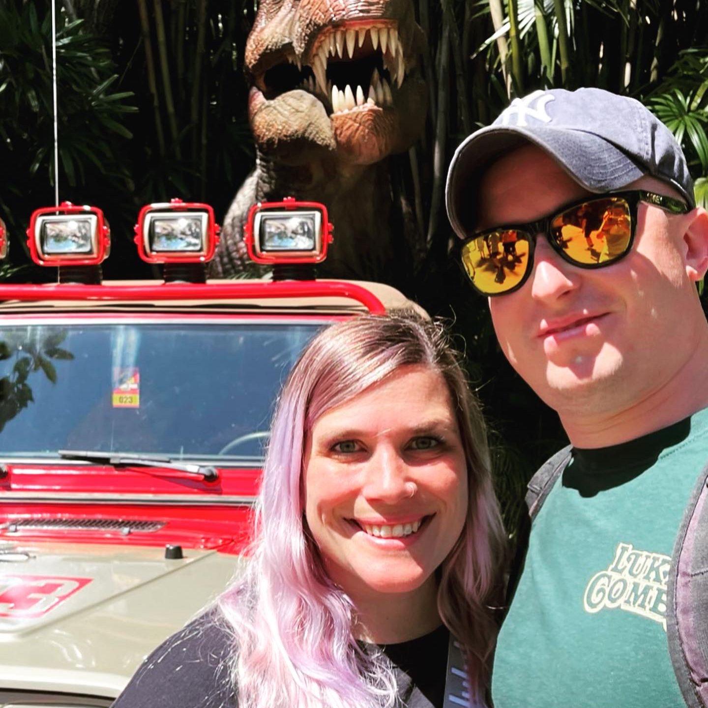 Ryan's first trip to Universal.