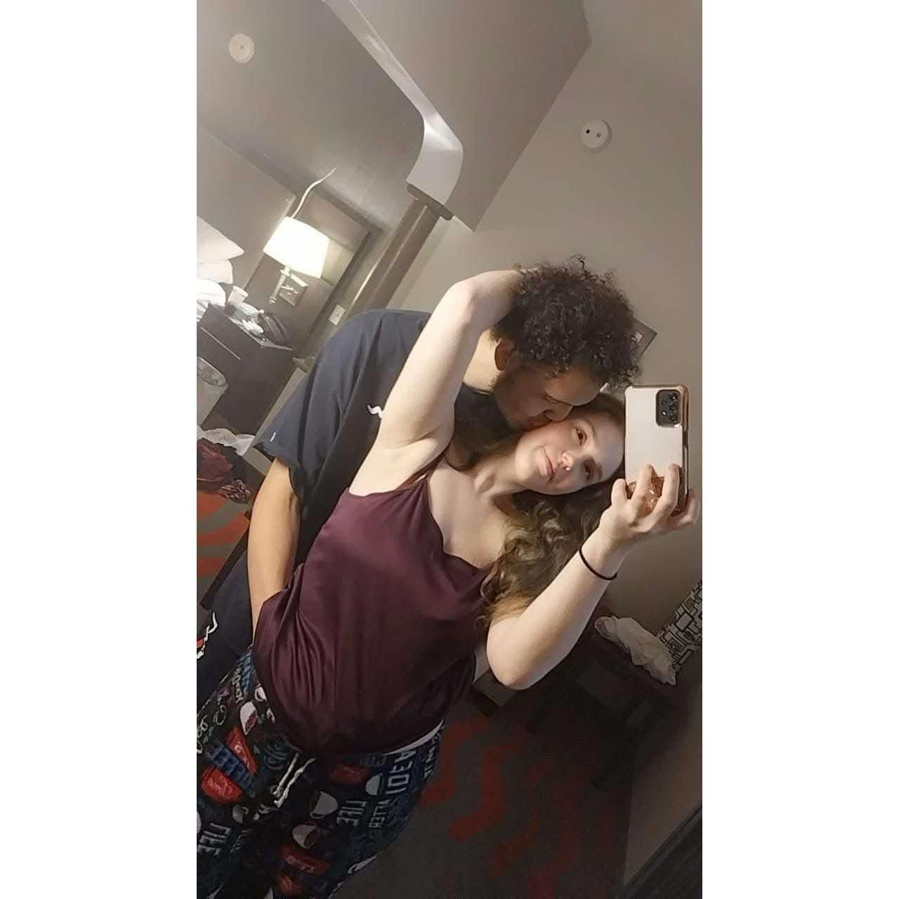 First hotel together!