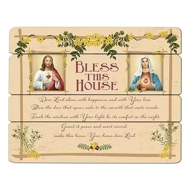 Bless This House Wood Sign