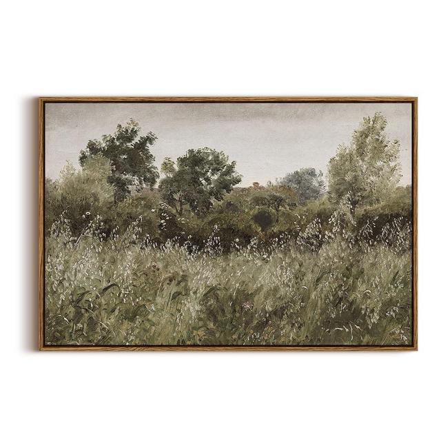 InSimSea Framed Canvas Large Wall Art, Countryside Field Modern Farmhouse Decor, Canvas Wall Art Decor for Living Room, Bedroom, French Country Decor Wall Prints 20x30inch