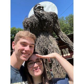 The first thing we did when Micah came back from Taiwan was visit the sasquatch museum!
