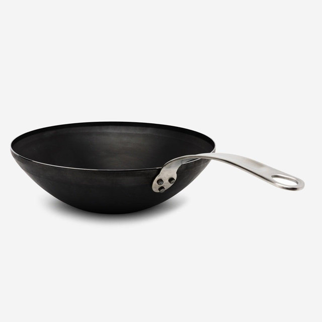 Blue Carbon Steel Wok