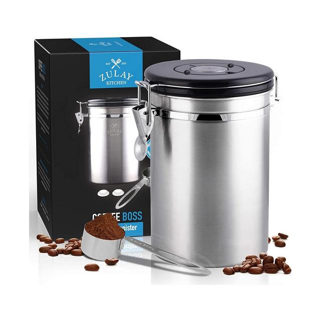Coffee Canister with Air Filter and Date Tracking