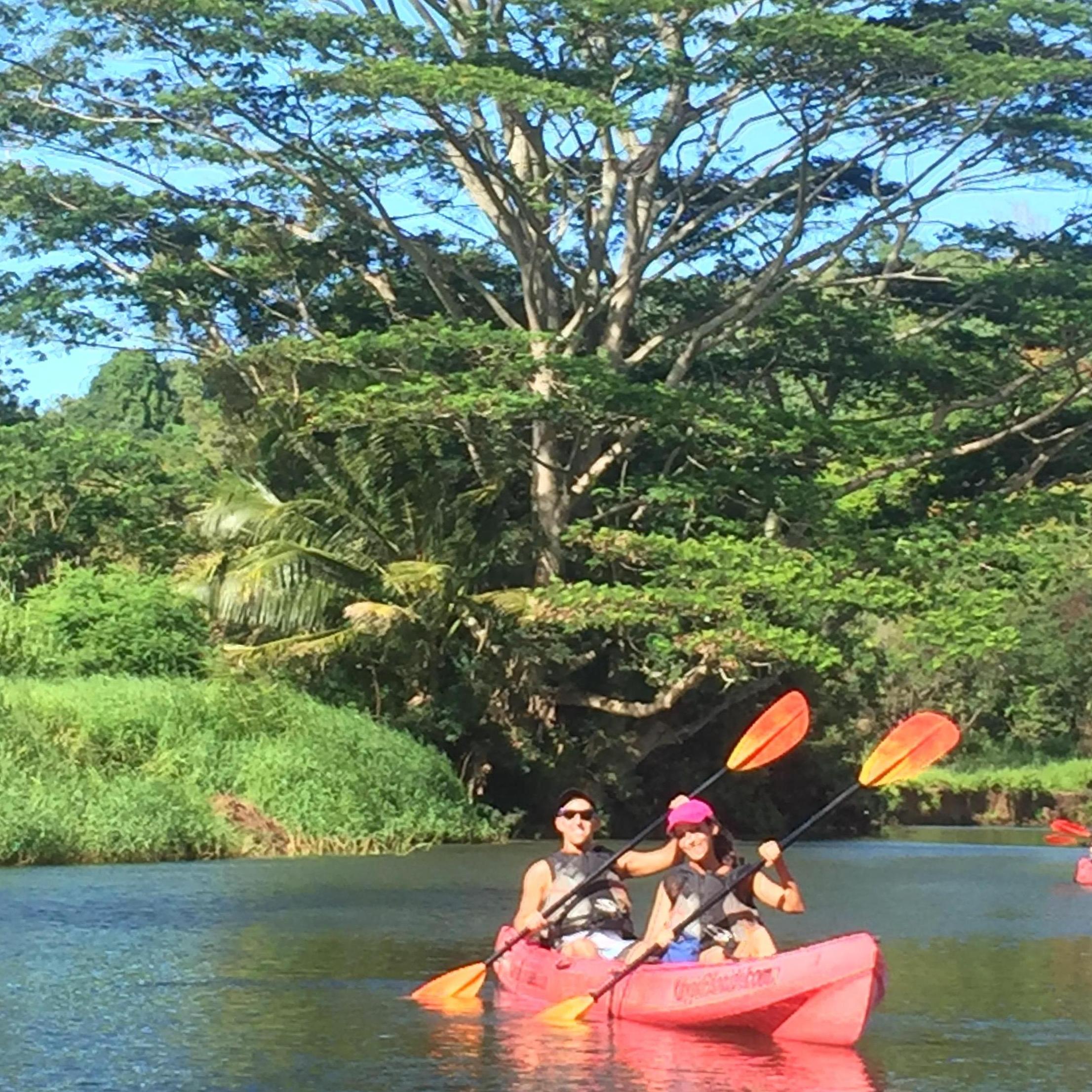 Kayaking in Kauaii, October 2018