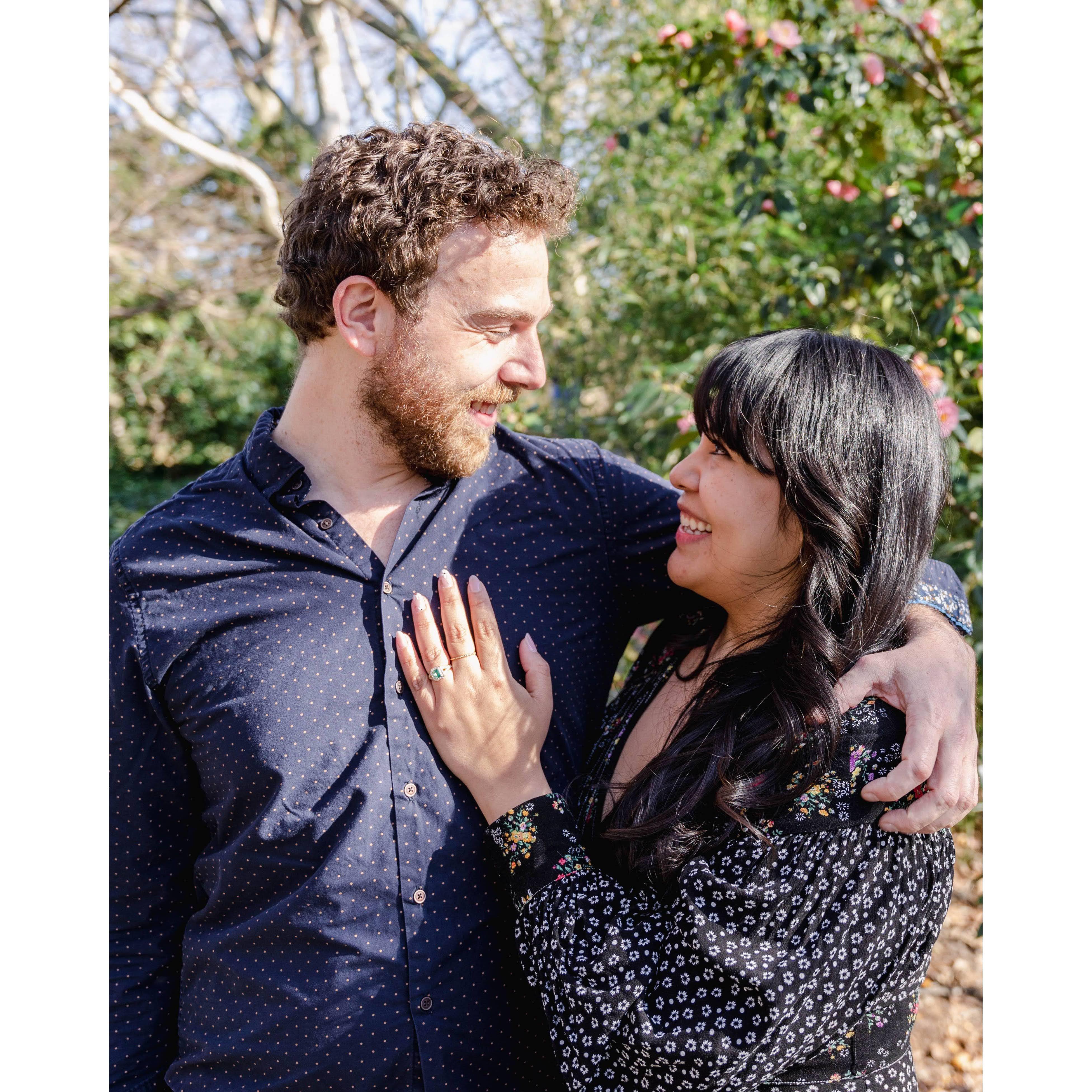 Right after his proposal!