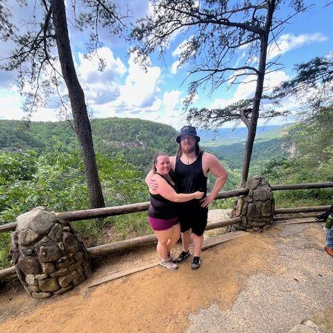 Cloudland Canyon State Park hike last summer. Yes, we like to hike!