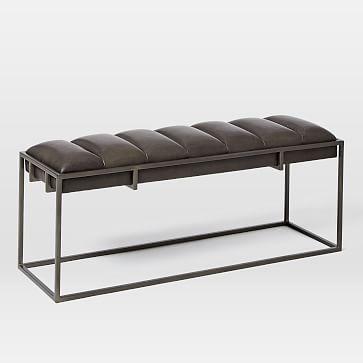 Fontanne Leather Bench