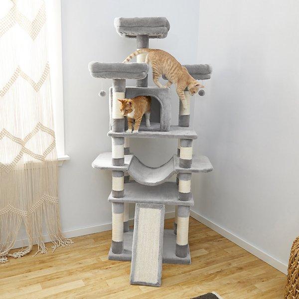Frisco 68-in Faux Fur Cat Tree & Condo