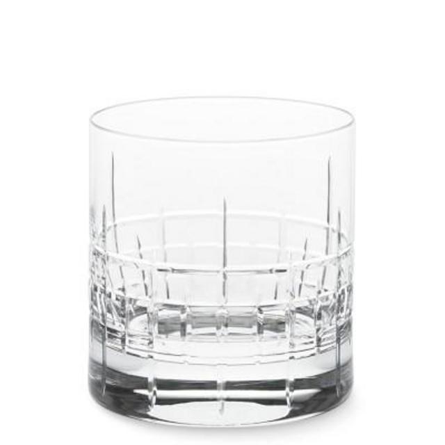 MacLean Cut Crystal Double Old-Fashioned Glasses - Set of 4