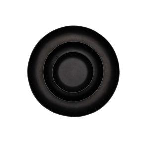 Hunting Season Molded Leather Tray Set in Black