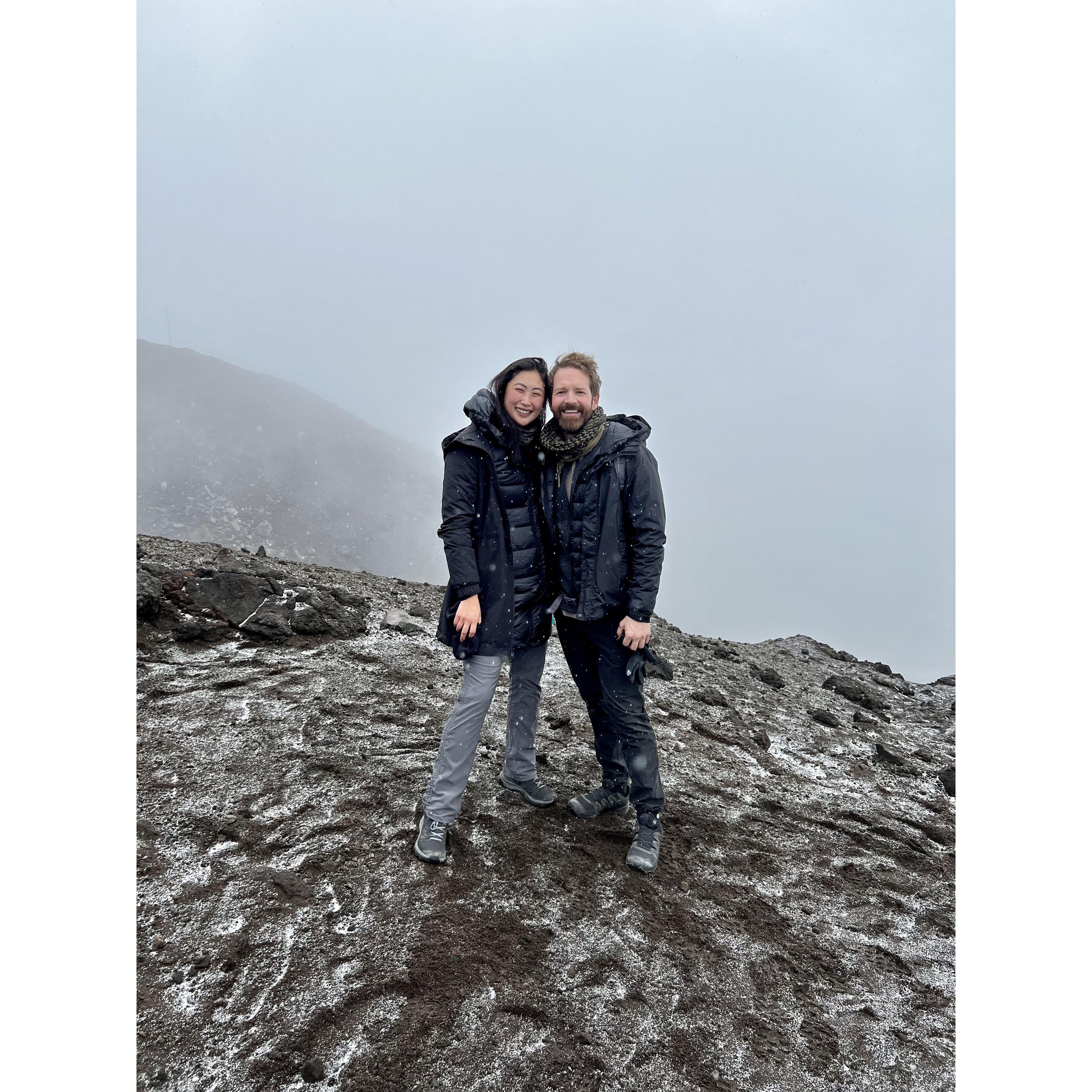 that time we climbed a volcano in the snow- Ecuador