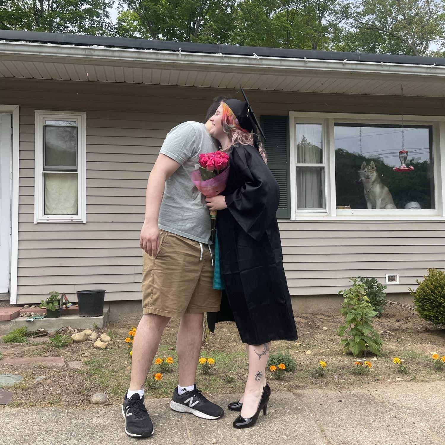 Rebekah graduates from UNH, May 2023