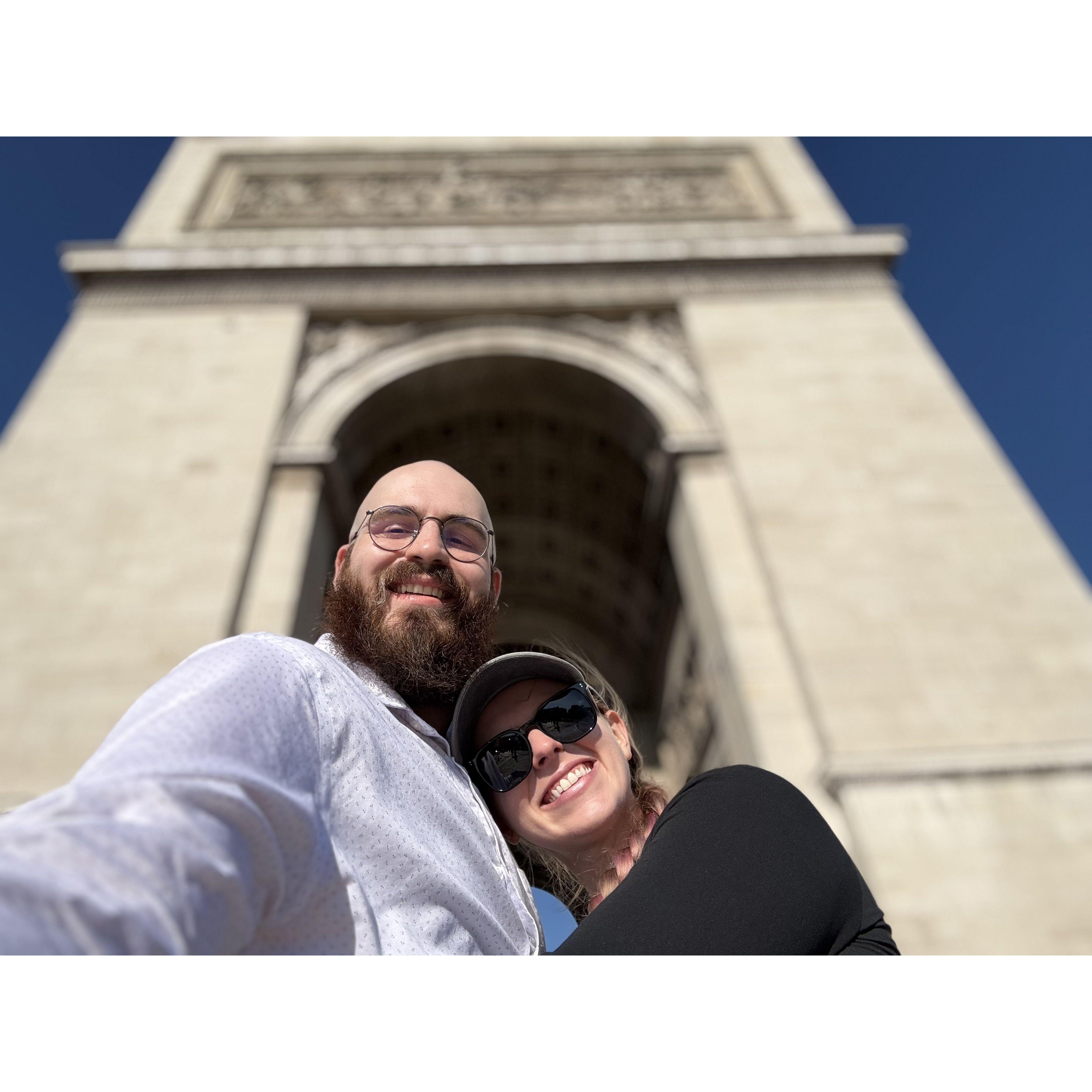The Arc de Triumphe