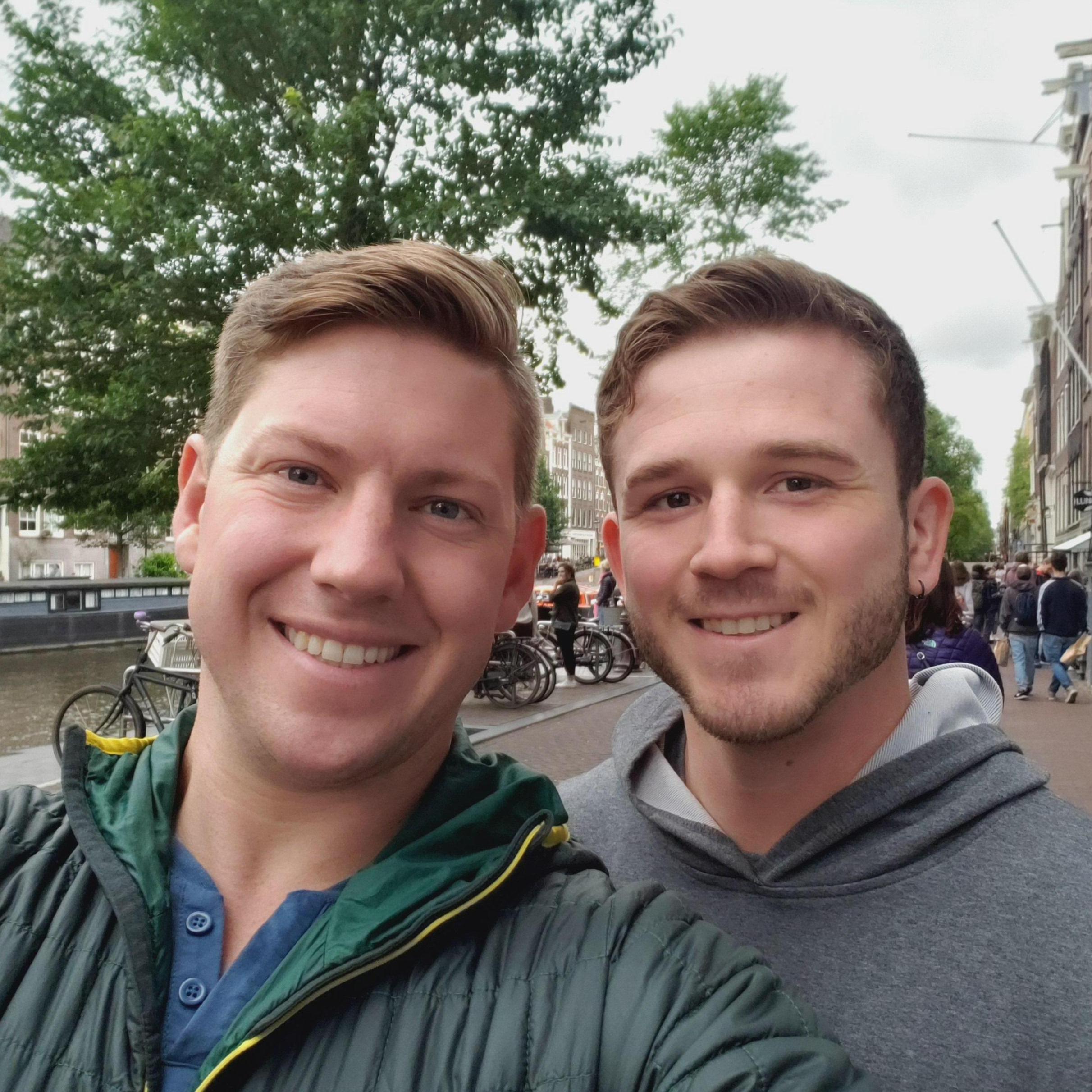 Us in Amsterdam