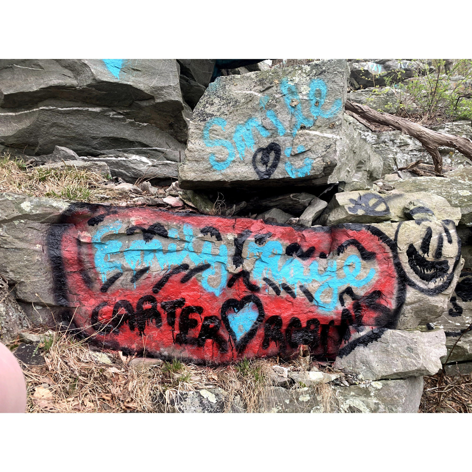 Legendary High Rock graffiti cliff