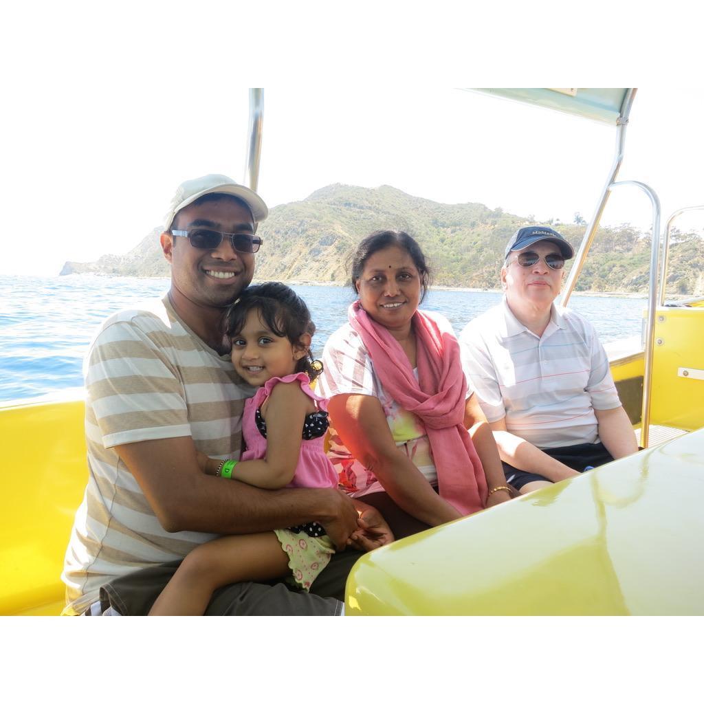 On a boat