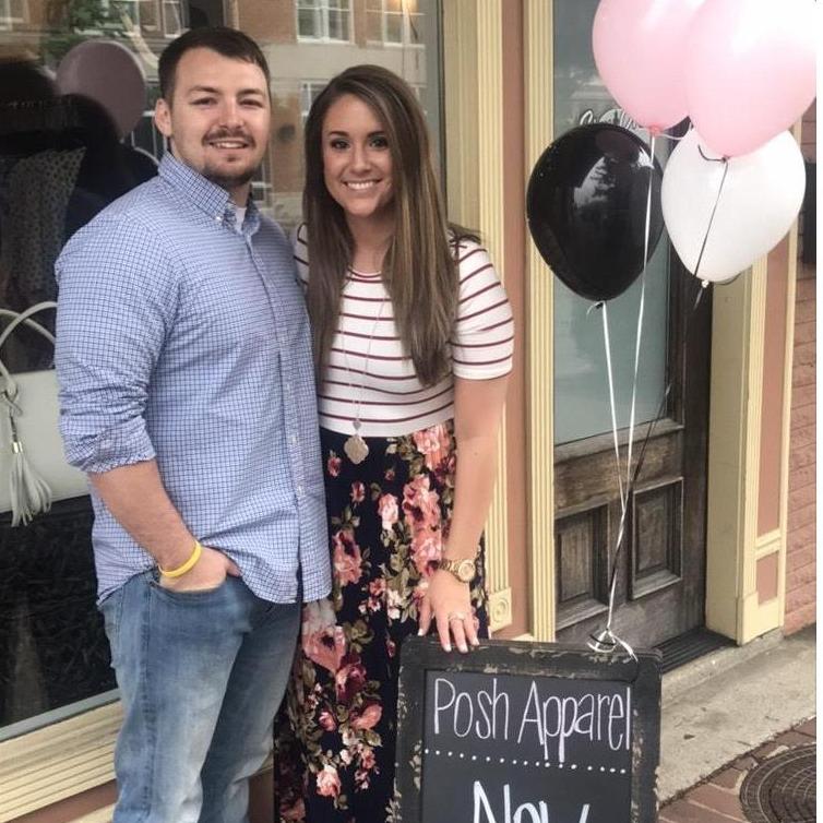 The opening day of Holly's business