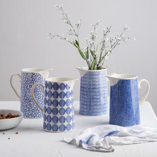 4-Piece Assorted Geo Pitcher Set