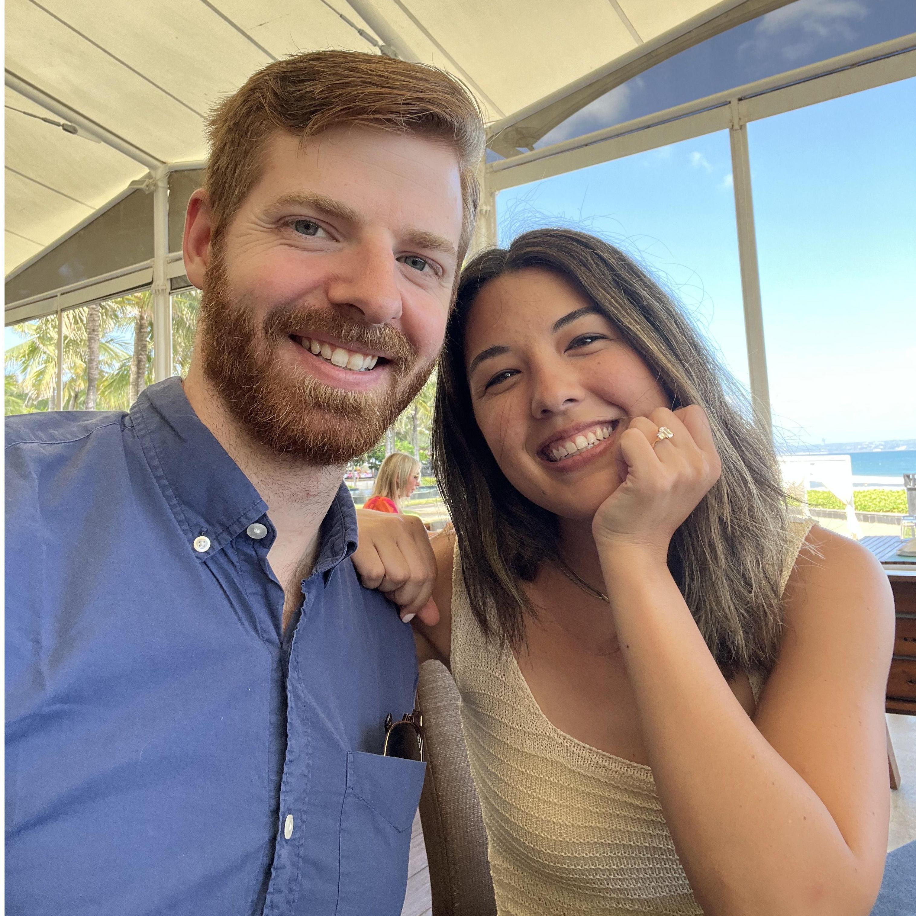 Bali, Indonesia | The day after our engagement at brunch with some of our favorite people.