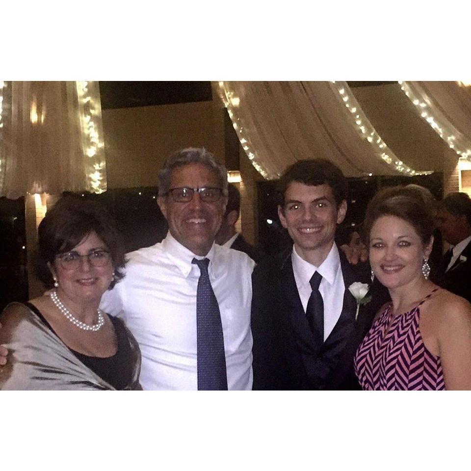 October 2015 - Dayton, Ohio - Enjoying the beauty of Michael's sister Christina's wedding with Michael's Godparents