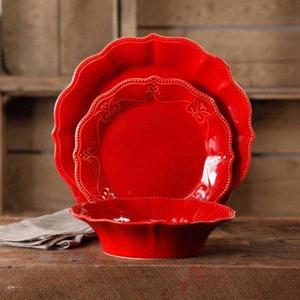 The Pioneer Woman Paige 12-Piece Dinnerware Set - Walmart.com