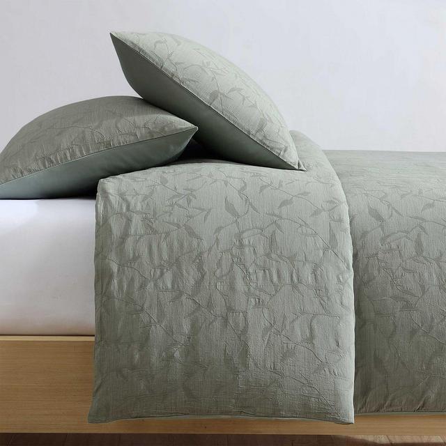 Calvin Klein Branching Leaves 3 Piece Comforter Set, King