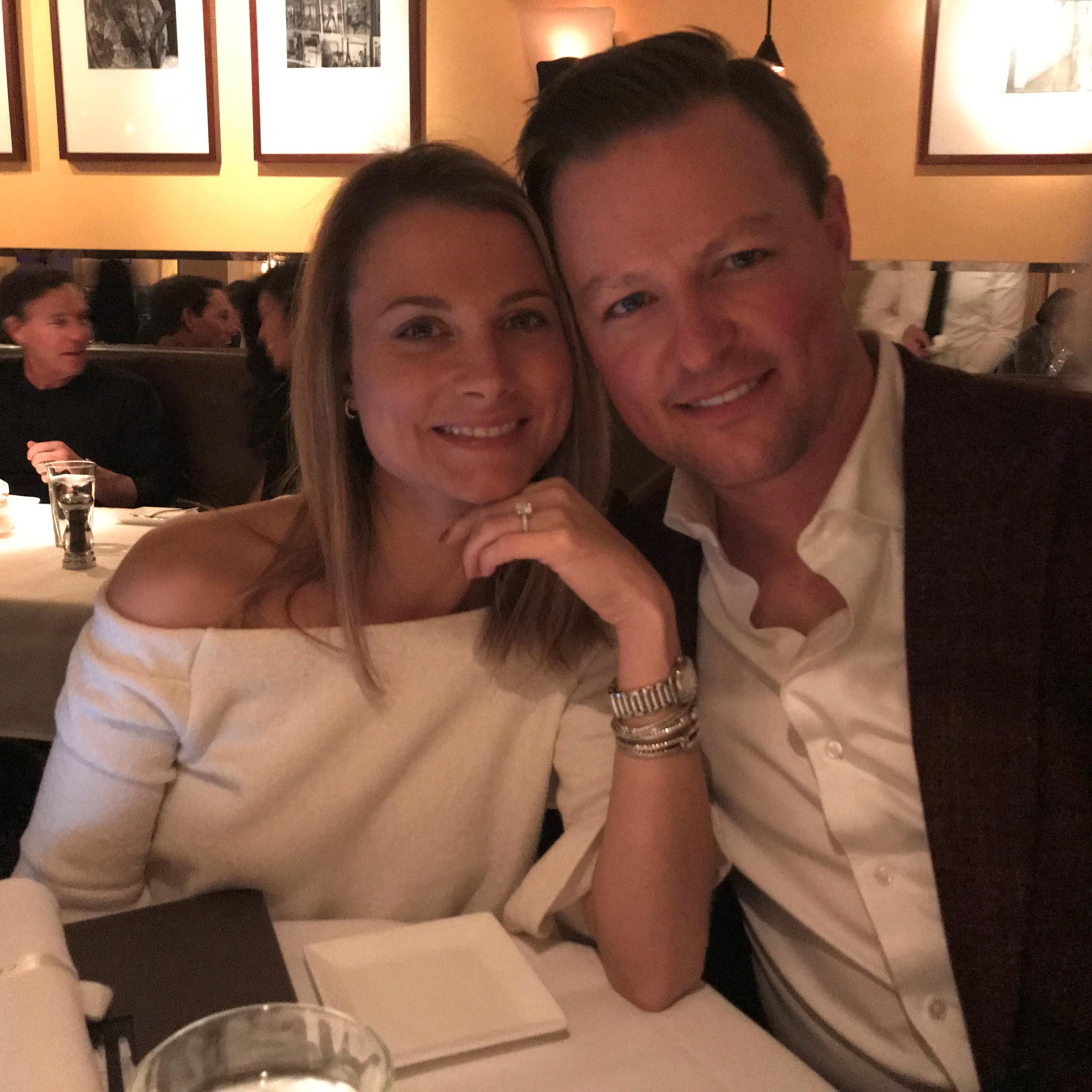 Aspen, the night we got engaged