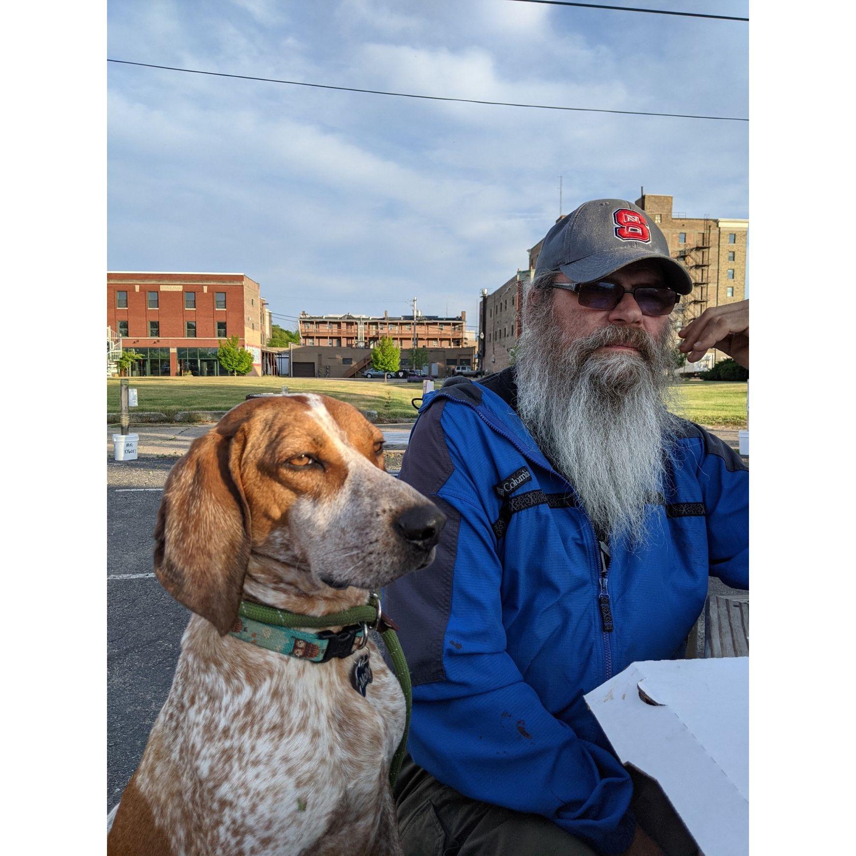 Molly & Justin's Dad enjoying a night out on the town!