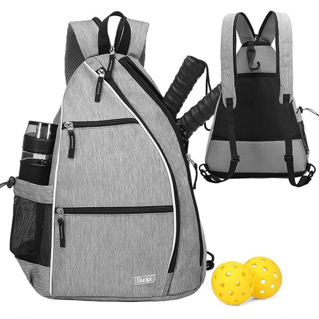 Sucipi Pickleball Bag Backpack for Women Men Tennis Bag Tennis Backpack Reversible Pickleball Paddle Bag Tennis Rackets Bags