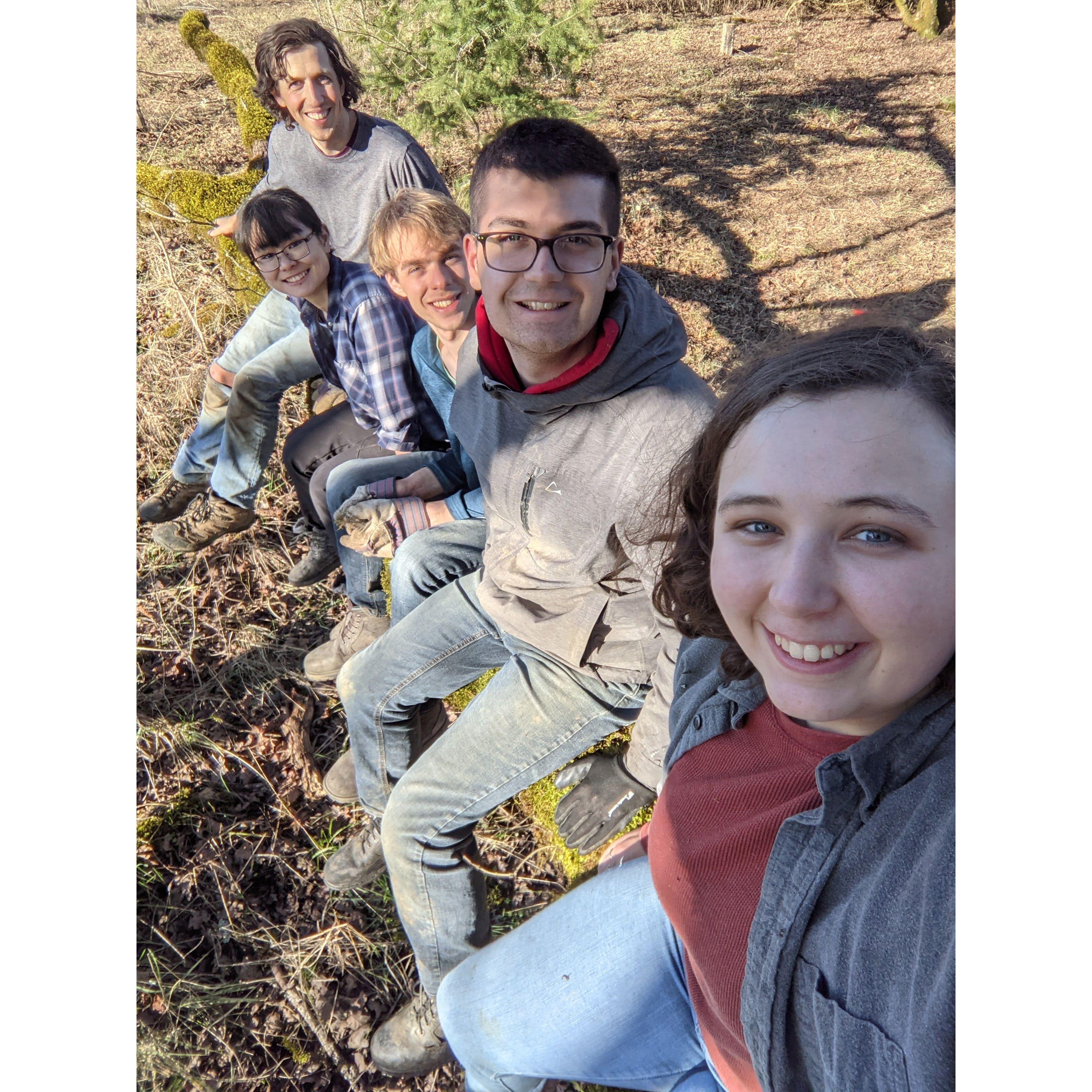Our Emmaus cohort's first trip to Eloheh, a farm and Indigenous theological retreat center in Yamhill, OR, was full of hard work, prayer & mud. 02/09/21