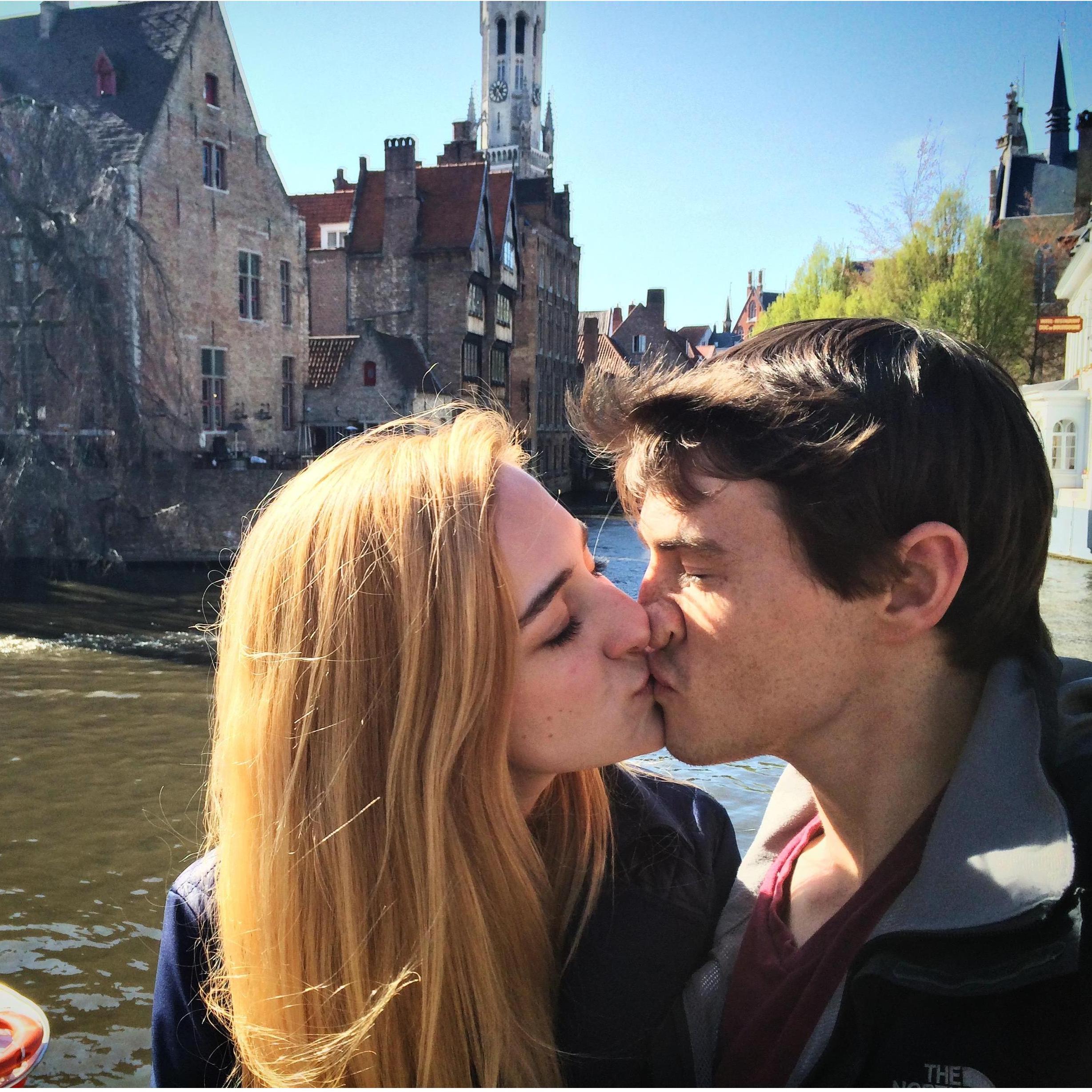Brandon's first time in Belgium!