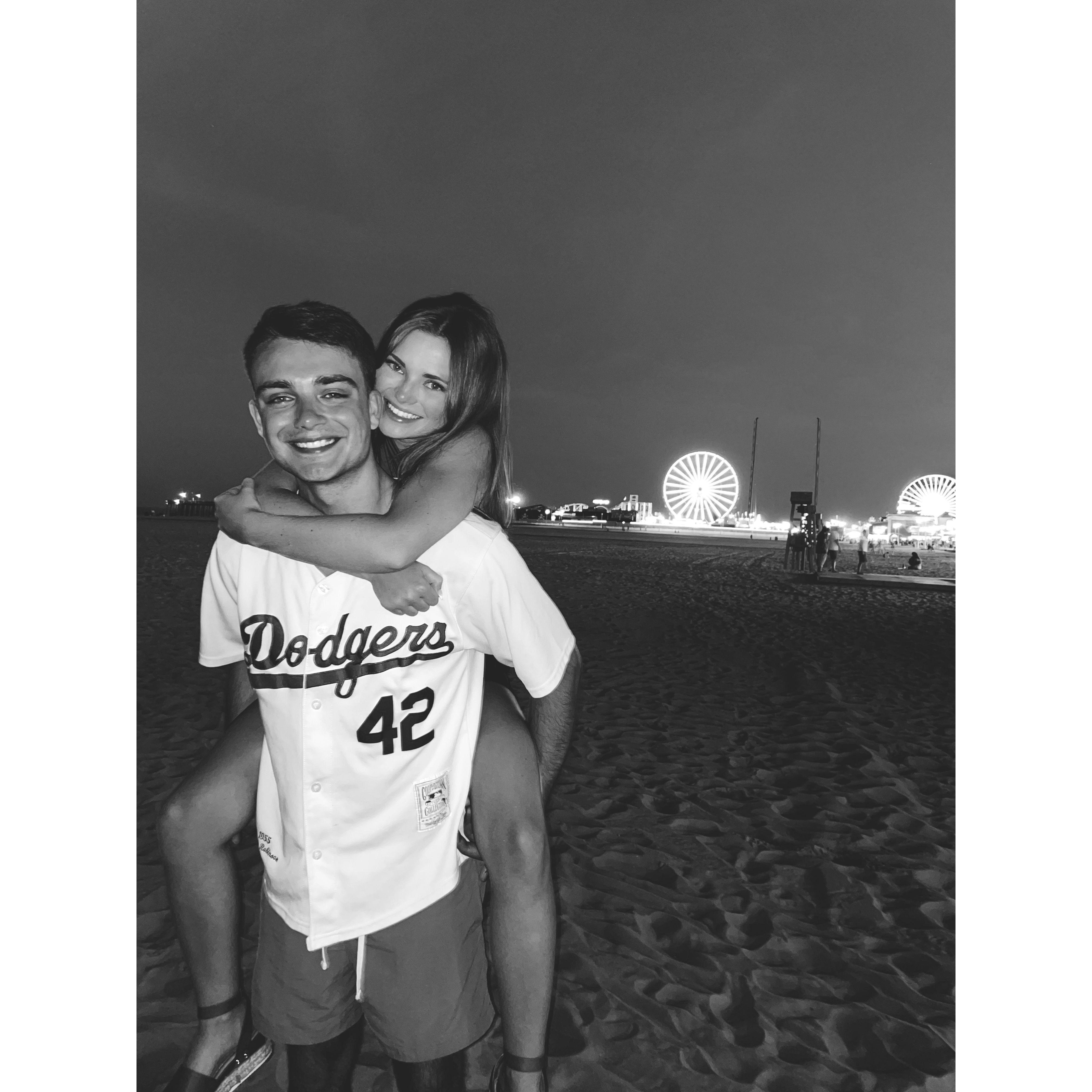 Birthday celebration on the boardwalk in Ocean City!