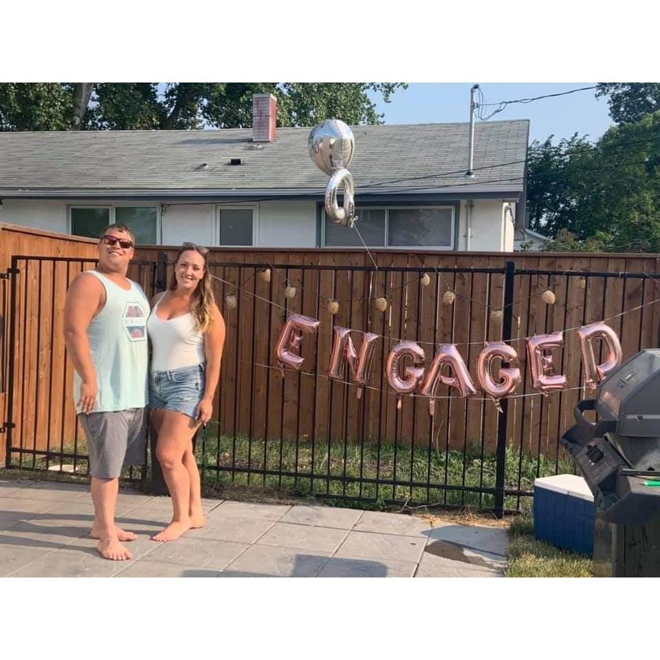 Celebrating our engagement July 2021